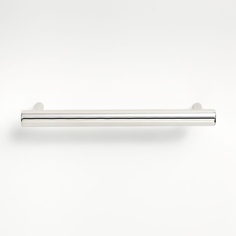 Round 6" Polished Nickel Bar Pull