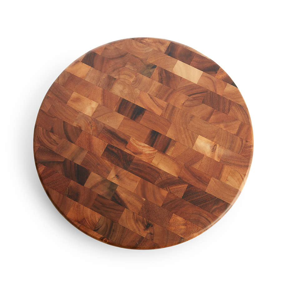 Round Walnut Wood Cutting Board