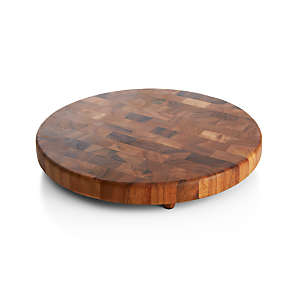 ROUND CUTTING BOARD - Light beige