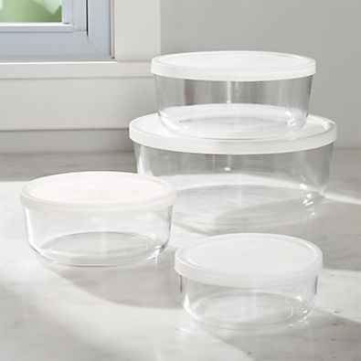 View 4-Piece Round Storage Bowl Set details