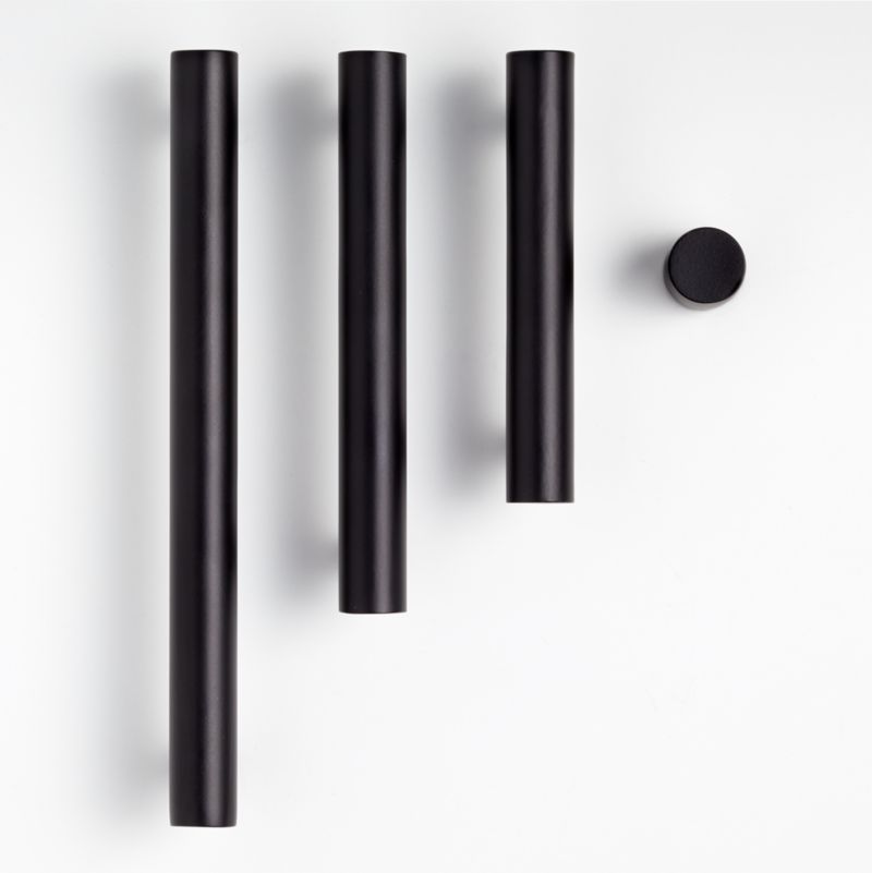 Round 4" Matte Black Bar Pull - image 1 of 10