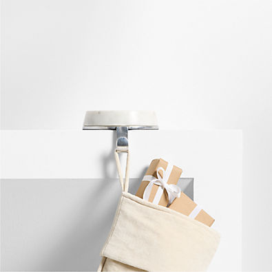 View Round White Marble Christmas Stocking Holder details