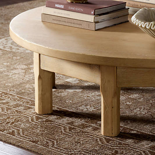 Rowan Bleached Oak 55" Coffee Table