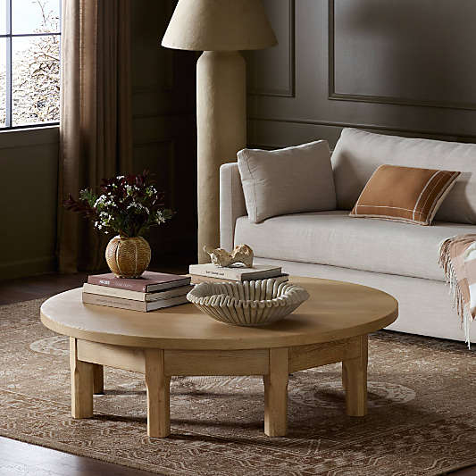 Rowan Bleached Oak 55" Coffee Table
