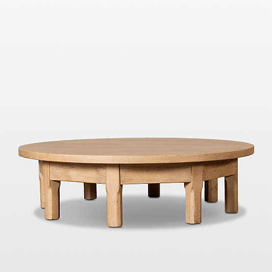 Rowan Bleached Oak 55" Coffee Table