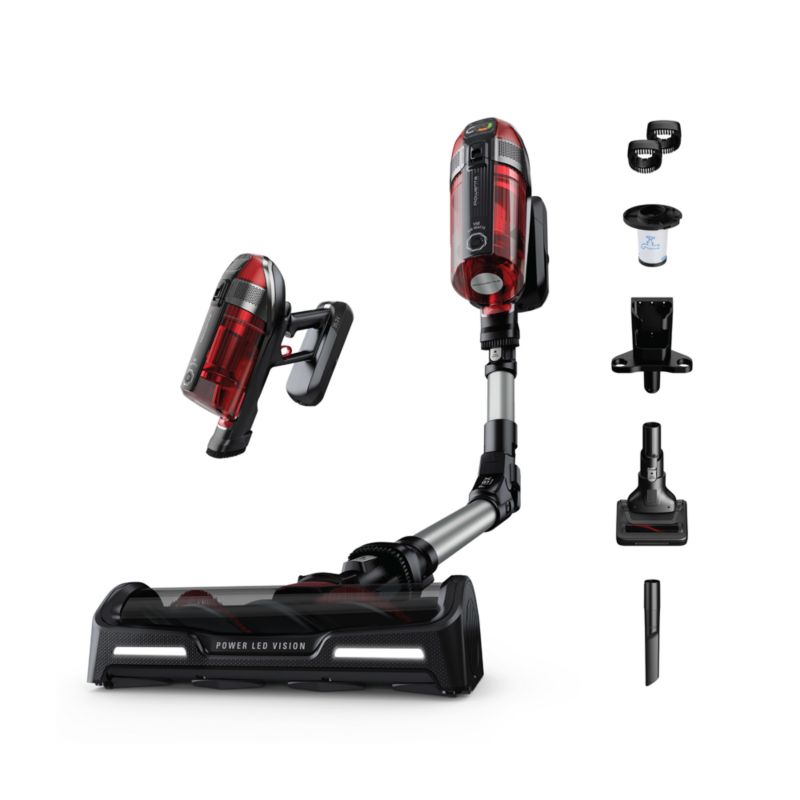 Rowenta X-Force Flex 12.60 Cordless Stick Vacuum Cleaner, Red