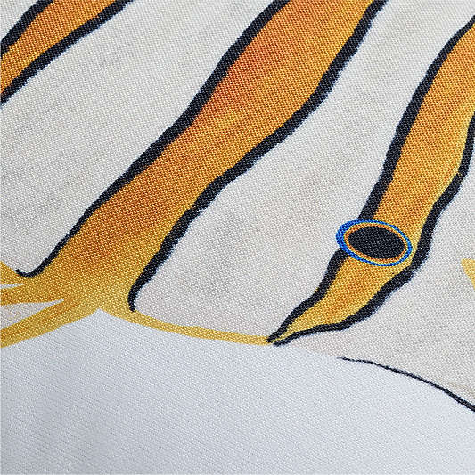 Royal Angelfish Fish 22"x15" Indoor/Outdoor Throw Pillow