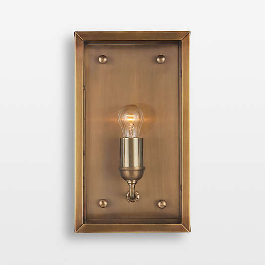 Royster Brass Outdoor Wall Sconce