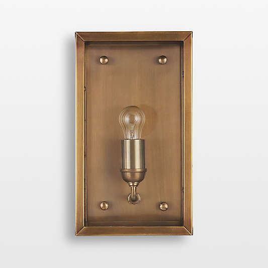Royster Brass Outdoor Wall Sconce