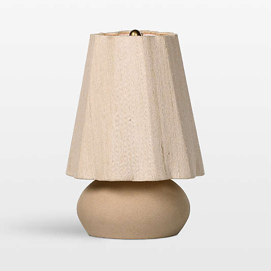 Raphael Ceramic Table Lamp with Fabric Shade 13.5"