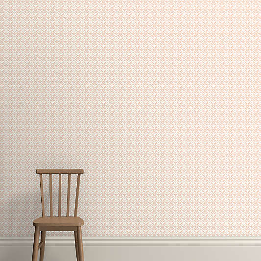 Rosalind Checker Pink Wallpaper