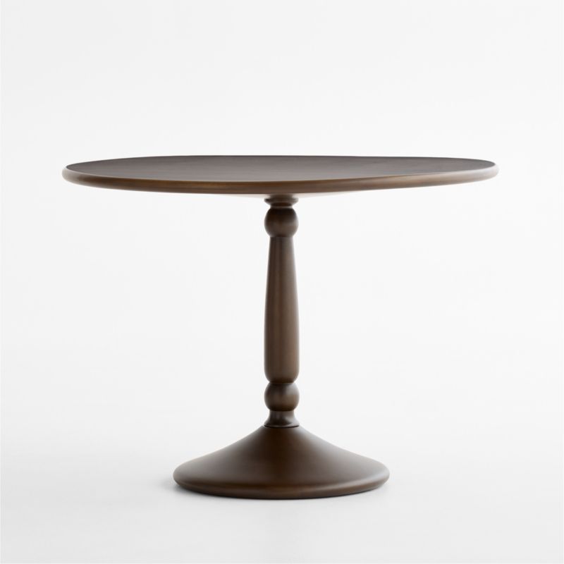 Rosalind Deep Brown Wood Round Kids Play Table - image 2 of 4