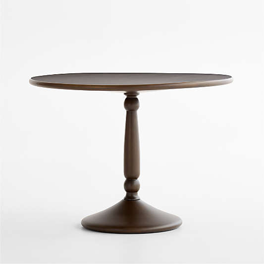 Rosalind Deep Brown Wood Round Kids Play Table