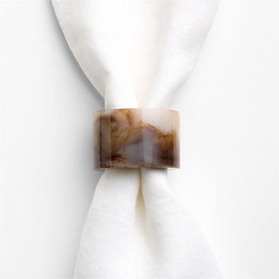 View Tortoise Resin Napkin Ring details