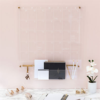 View Russell + Hazel Acrylic Monthly Dry-Erase Calendar details