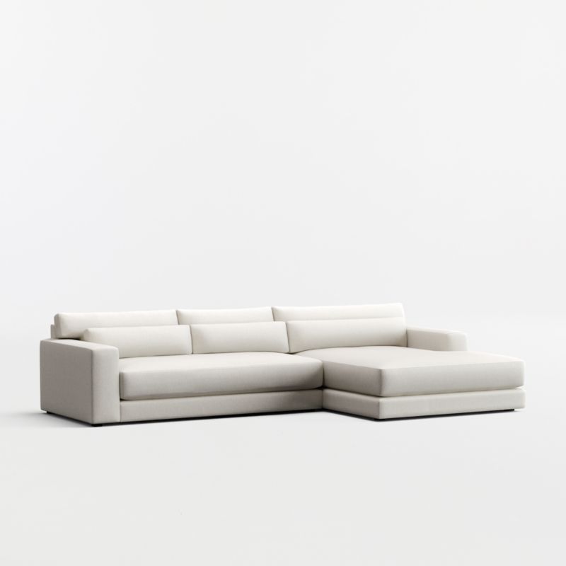 Retreat 2-Piece Bench Sectional Sofa with Extra Wide Chaise Lounge - image 2 of 7