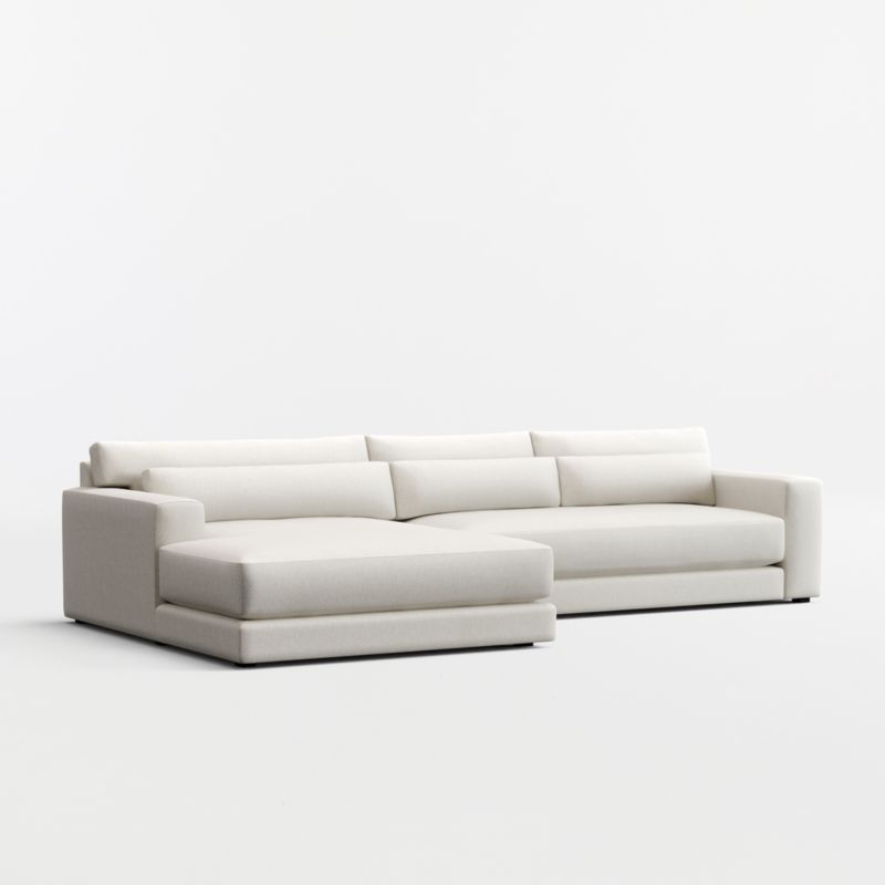 Retreat 2-Piece Bench Sectional Sofa with Extra Wide Chaise Lounge - image 2 of 7