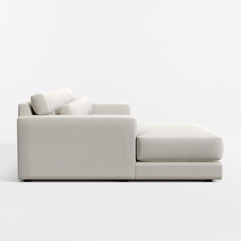 Retreat 2-Piece Bench Sectional Sofa with Extra Wide Chaise Lounge - image 6 of 7