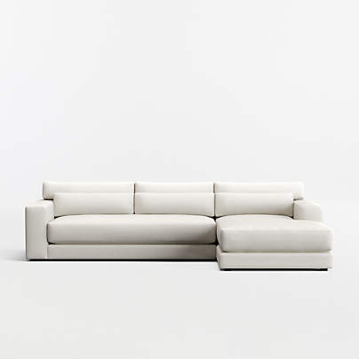 Retreat 2-Piece Bench Sectional Sofa with Chaise Lounge