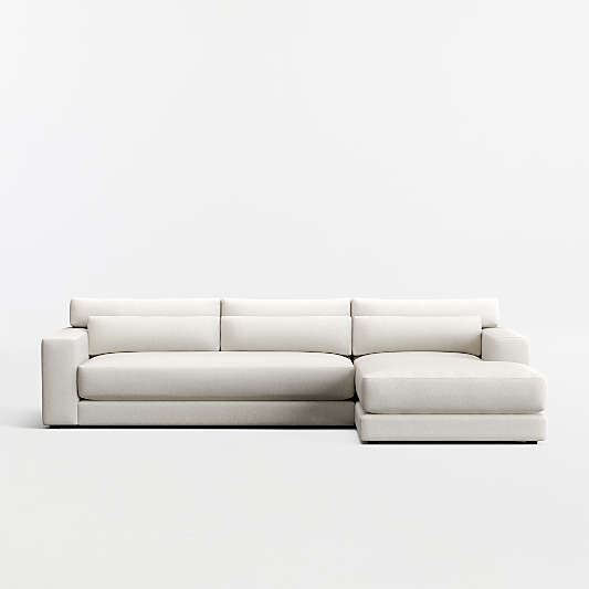 Retreat 2-Piece Bench Sectional Sofa with Chaise Lounge