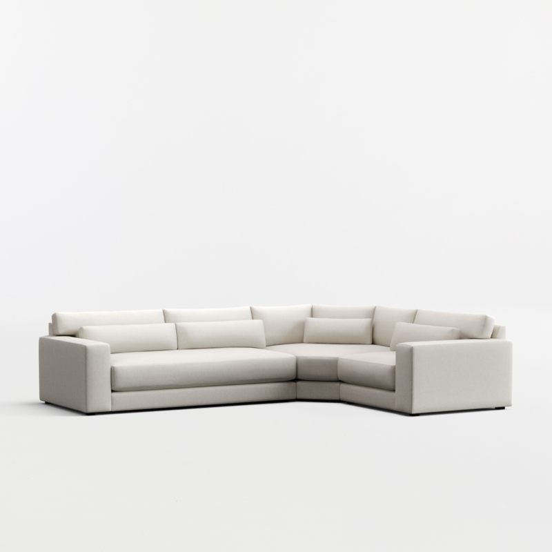 Retreat 3-Piece L-Shaped Bench Sectional Sofa - image 0 of 6