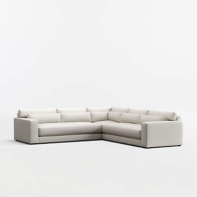 Retreat 3-Piece L-Shaped Bench Sectional Sofa