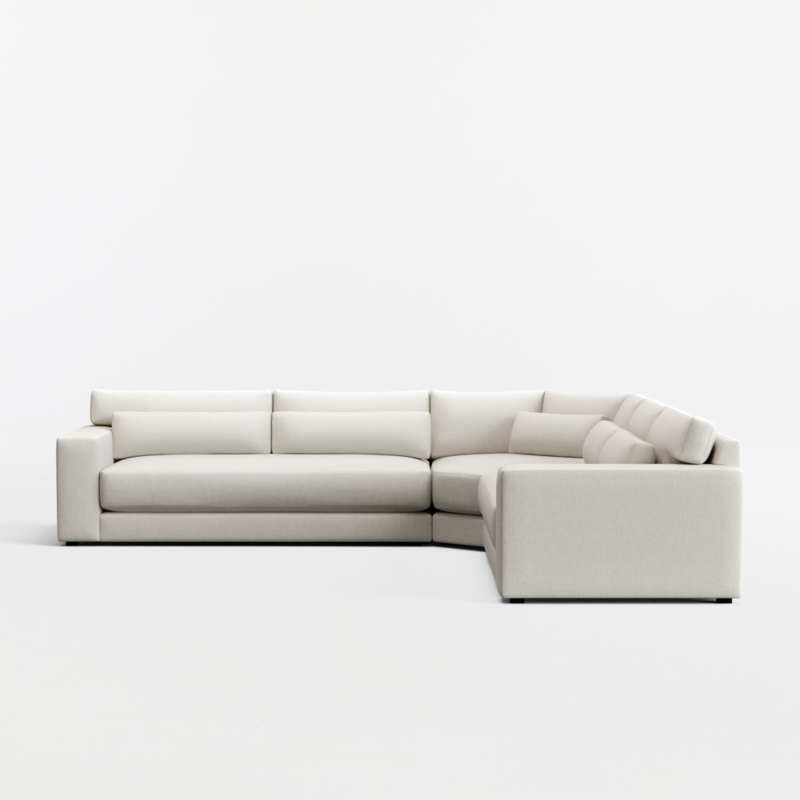 Retreat 3-Piece L-Shaped Wedge Bench Sectional Sofa - image 6 of 6