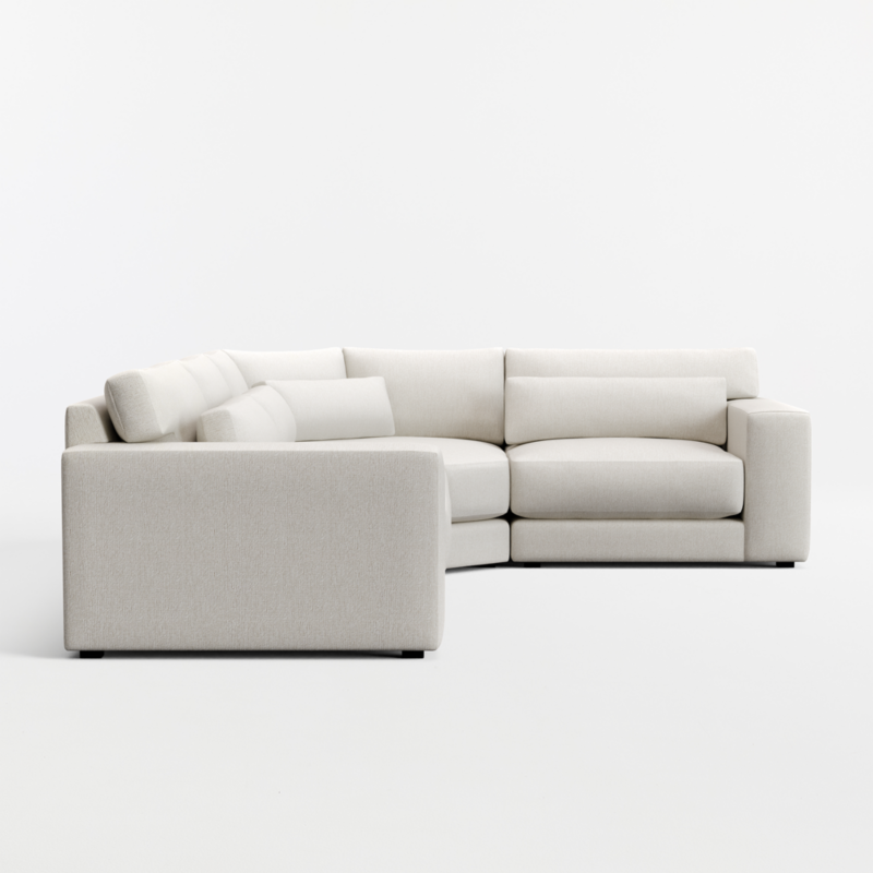 Retreat 3-Piece L-Shaped Wedge Bench Sectional Sofa - image 6 of 6