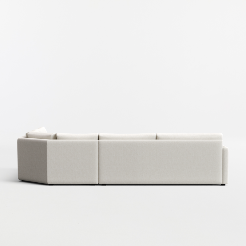 Retreat 3-Piece L-Shaped Wedge Bench Sectional Sofa - image 7 of 6