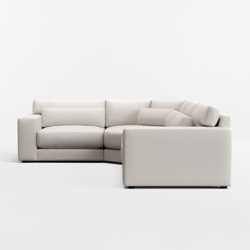 Retreat 3-Piece L-Shaped Wedge Bench Sectional Sofa - image 5 of 6