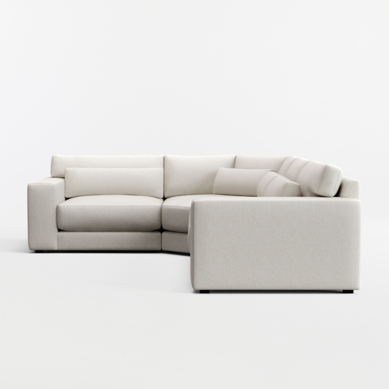 Retreat 3-Piece L-Shaped Wedge Bench Sectional Sofa - image 6 of 6