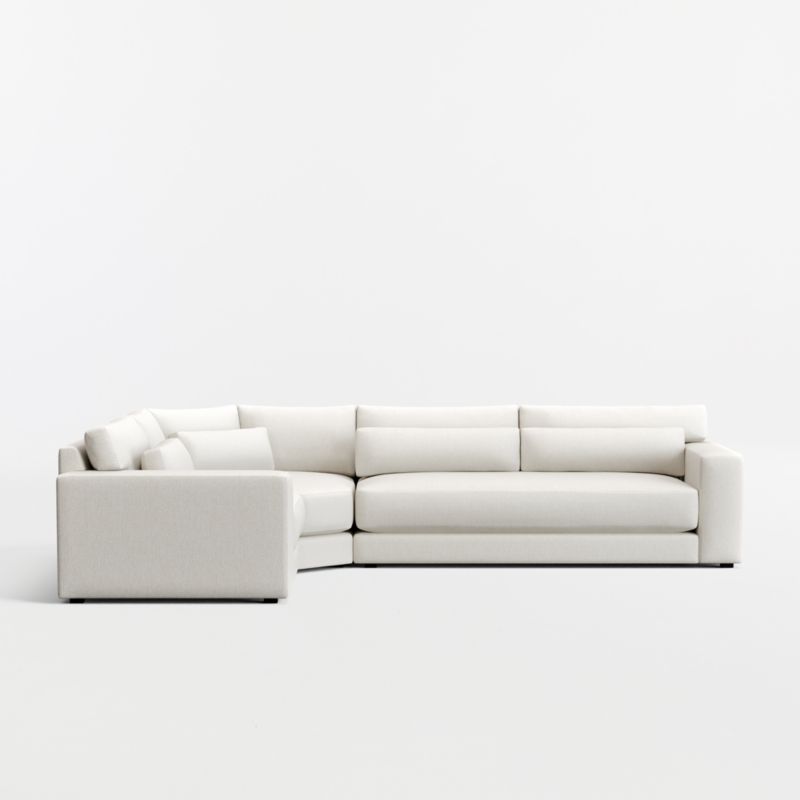Retreat 3-Piece L-Shaped Wedge Bench Sectional Sofa - image 2 of 6