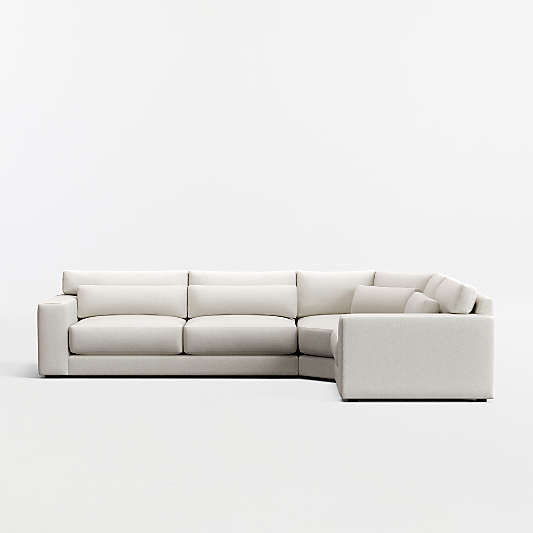 Retreat 3-Piece L-Shaped Wedge Sectional Sofa