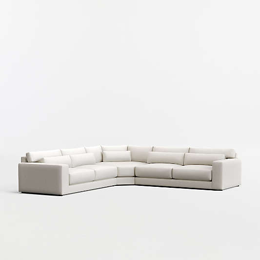 Retreat 3-Piece L-Shaped Wedge Sectional Sofa