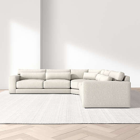 Retreat 3-Piece L-Shaped Wedge Sectional Sofa