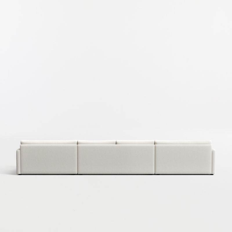 Retreat 3-Piece U-Shaped Bench Sectional Sofa with Double Extra Wide Chaise Lounge - image 6 of 7
