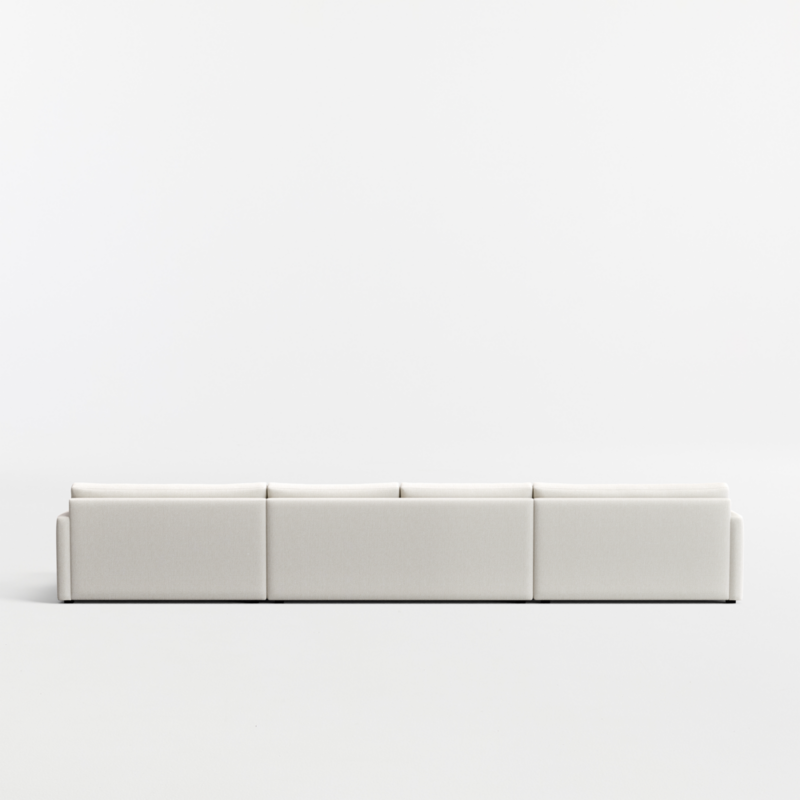 Retreat 3-Piece U-Shaped Bench Sectional Sofa with Double Extra Wide Chaise Lounge - image 7 of 7