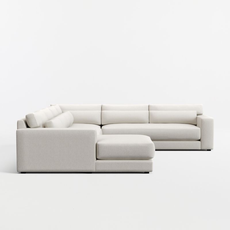 Retreat 4-Piece L-Shaped Bench Sectional Sofa with Chaise Lounge - image 5 of 7