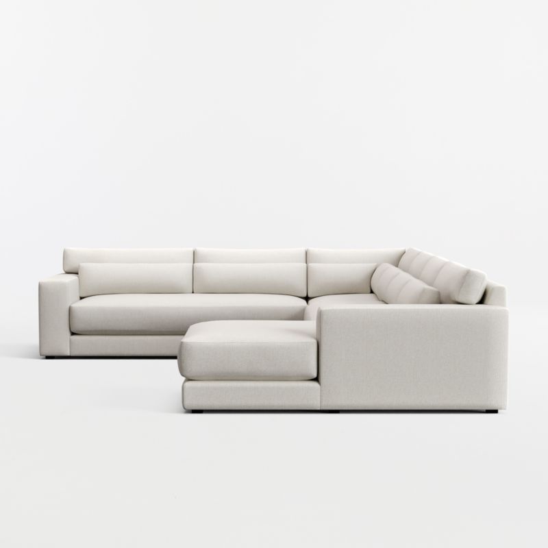 Retreat 4-Piece L-Shaped Bench Sectional Sofa with Chaise Lounge - image 5 of 7