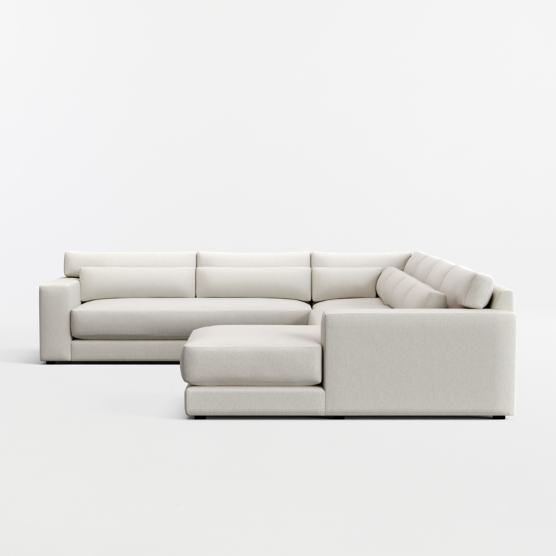 Retreat 4-Piece L-Shaped Bench Sectional Sofa with Chaise Lounge - image 6 of 7