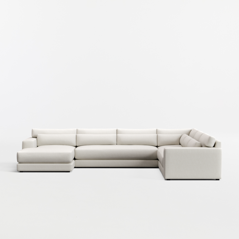 Retreat 4-Piece L-Shaped Bench Sectional Sofa with Chaise Lounge - image 3 of 7