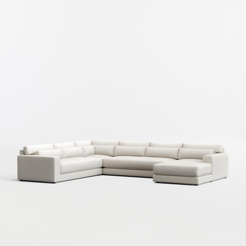 Retreat 4-Piece L-Shaped Bench Sectional Sofa with Chaise Lounge - image 0 of 7