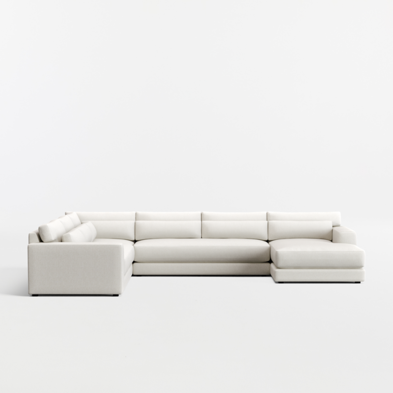 Retreat 4-Piece L-Shaped Bench Sectional Sofa with Chaise Lounge - image 3 of 7