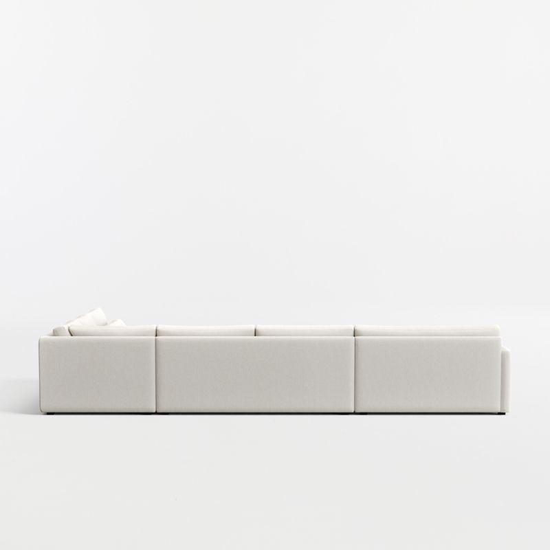 Retreat 4-Piece L-Shaped Bench Sectional Sofa with Extra Wide Chaise Lounge - image 6 of 7