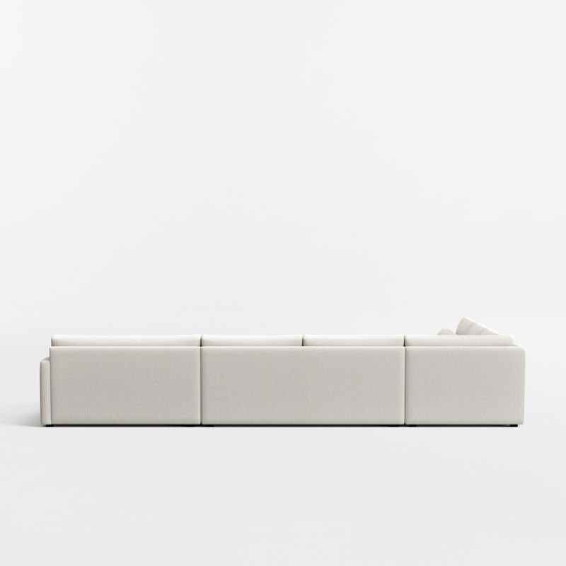 Retreat 4-Piece L-Shaped Bench Sectional Sofa with Extra Wide Chaise Lounge - image 6 of 7