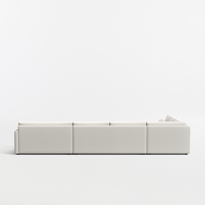 Retreat 4-Piece L-Shaped Bench Sectional Sofa with Extra Wide Chaise Lounge - image 7 of 7
