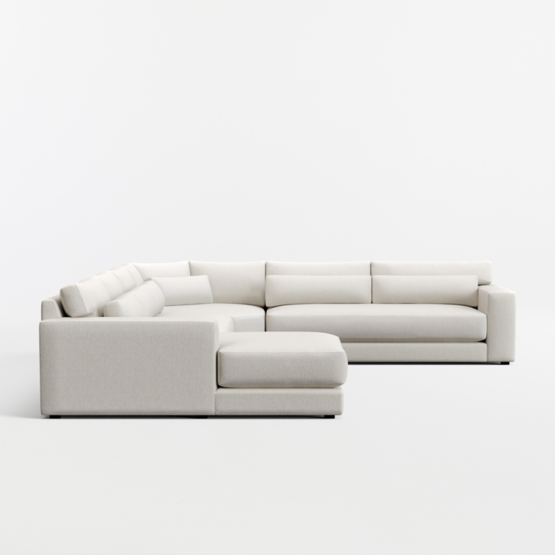 Retreat 4-Piece L-Shaped Wedge Bench Sectional Sofa with Chaise Lounge - image 6 of 7