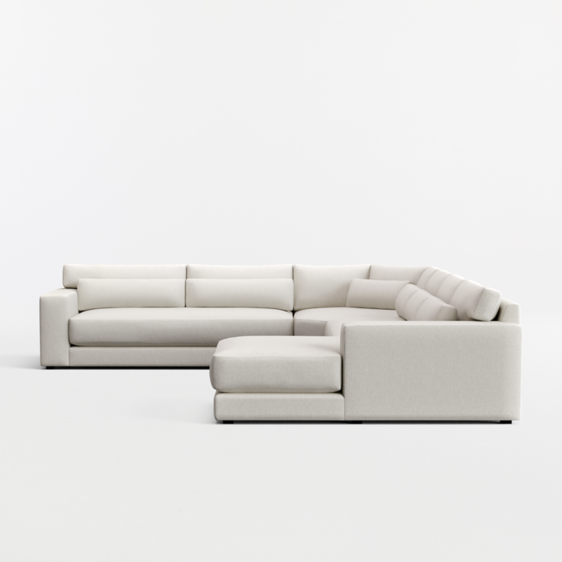 Retreat 4-Piece L-Shaped Wedge Bench Sectional Sofa with Chaise Lounge - image 6 of 7