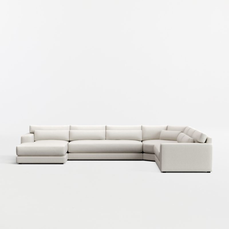 Retreat 4-Piece L-Shaped Wedge Bench Sectional Sofa with Chaise Lounge - image 3 of 7