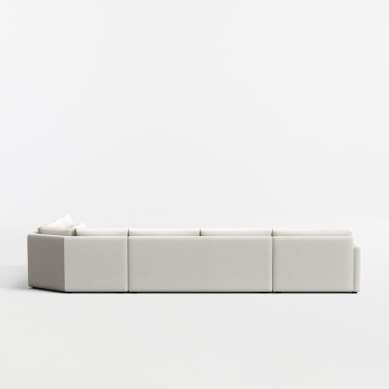 Retreat 4-Piece L-Shaped Wedge Bench Sectional Sofa with Chaise Lounge - image 7 of 7